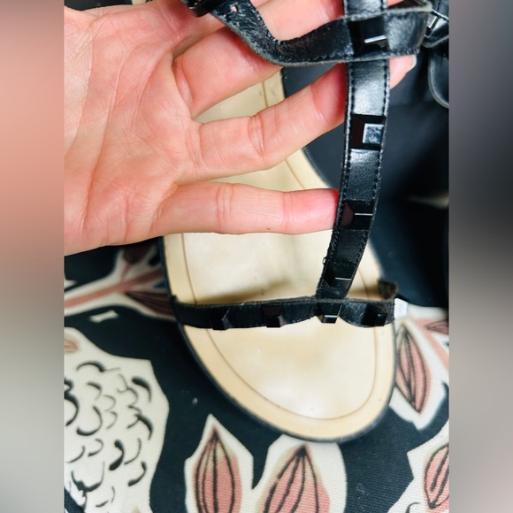 Rebecca Minkoff Black Leather Georgina Gladiator Sandals Women’s Size 7 - Picture 8 of 10